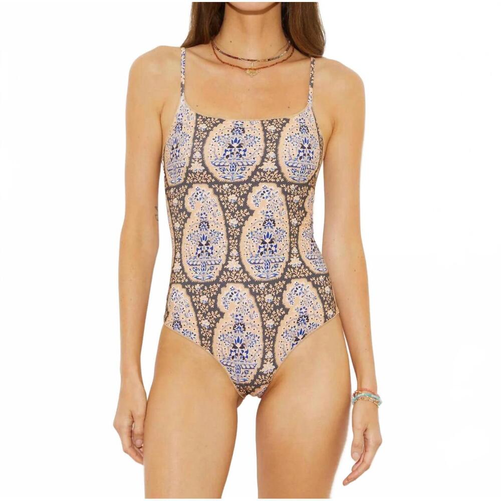 NEW BOTEH women's pietro sunda one piece in earthy paisley